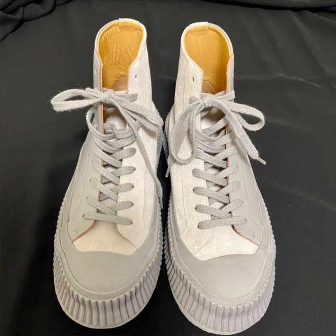 ジルサンダー JIL SANDER プラットフォームスニーカー レザー