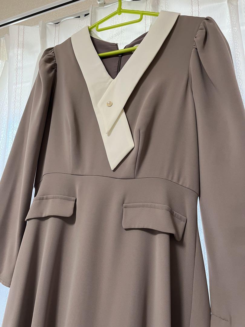ワンピース herlipto Chantilly Midi Dress