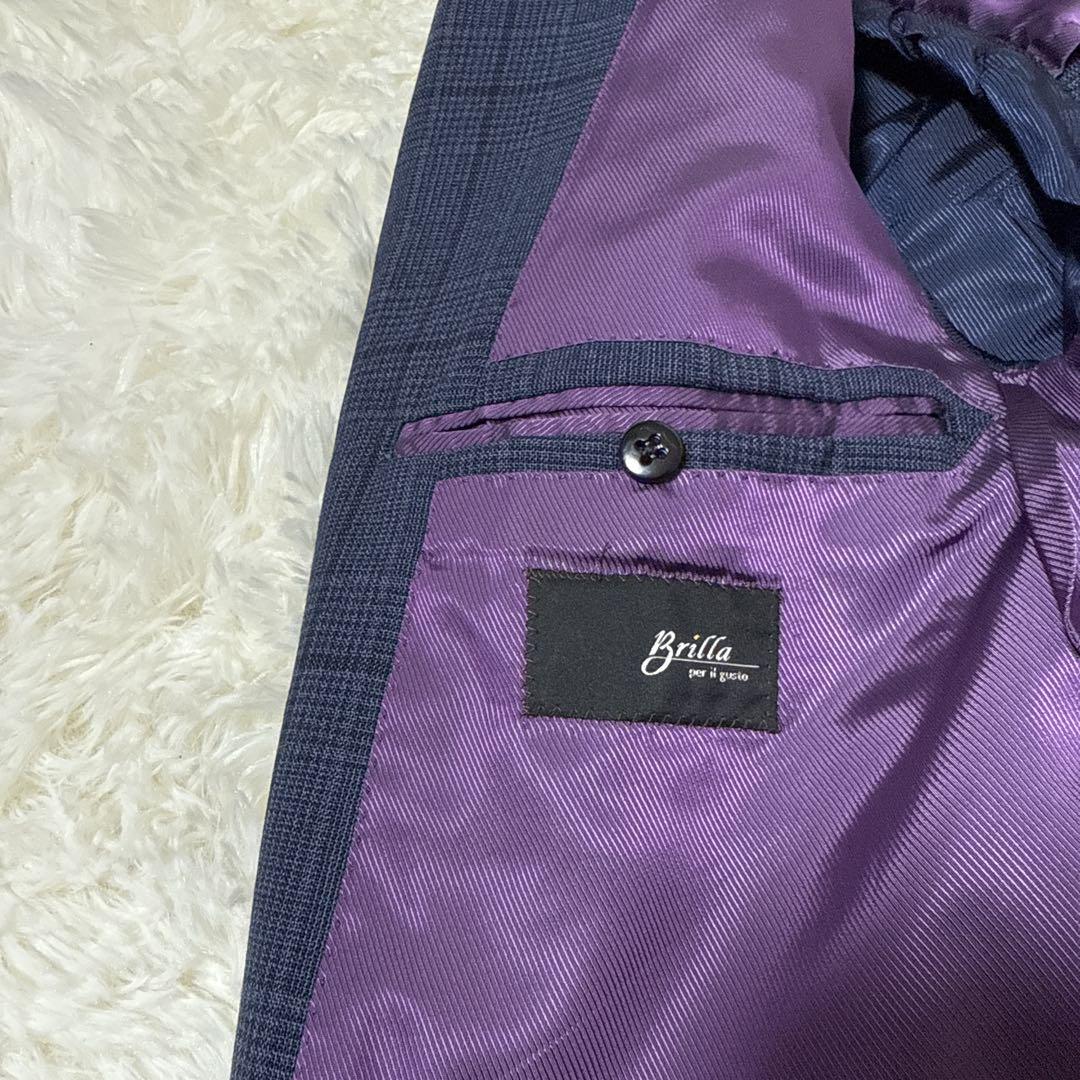 美品 Brilla per il gusto セットアップ モヘア ネイビー