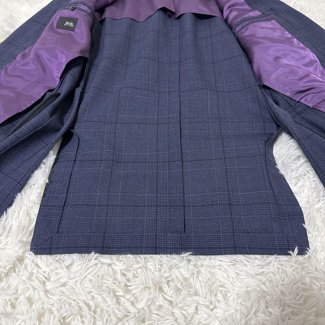 美品 Brilla per il gusto セットアップ モヘア ネイビー