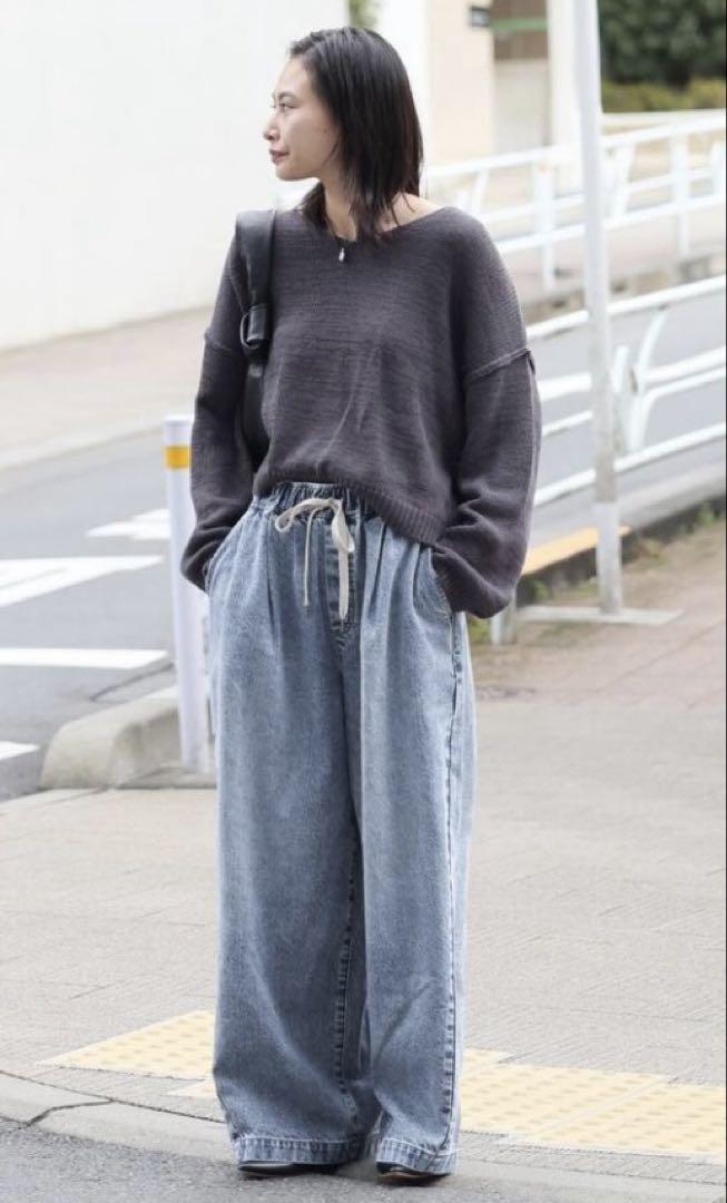 新品　JOURNAL STANDARD イージーデニムワイドパンツ　38