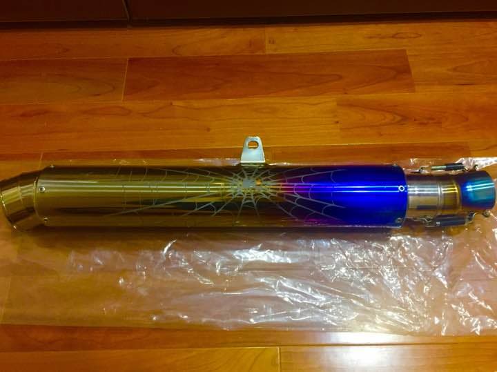 ワンオフサイレンサー ノリ】ワンオフ70Φ用アルミサイレンサー ノリ