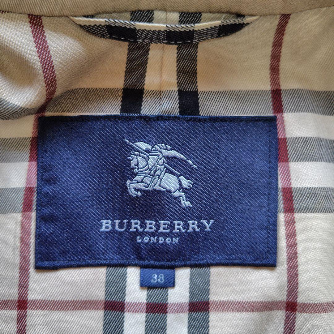 BURBERRYLONDON　トレンチコート　ノバチェック　38 ベージュ