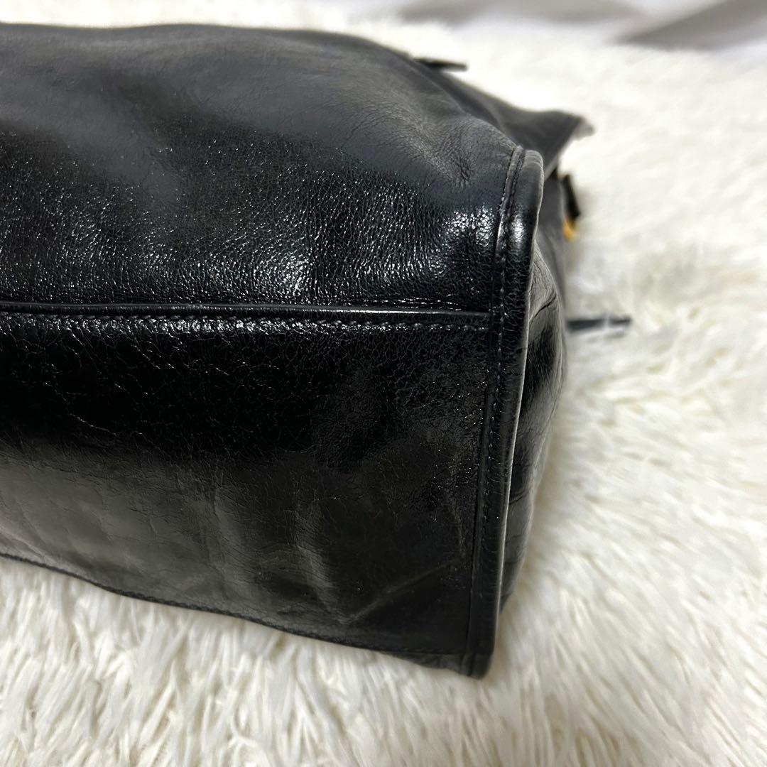 美品 miumiu 牛革 レザー トートバッグ ショルダーバッグ 2way 黒 美品 miumiu 牛革 レザー トートバッグ ショルダーバッグ 2way 黒