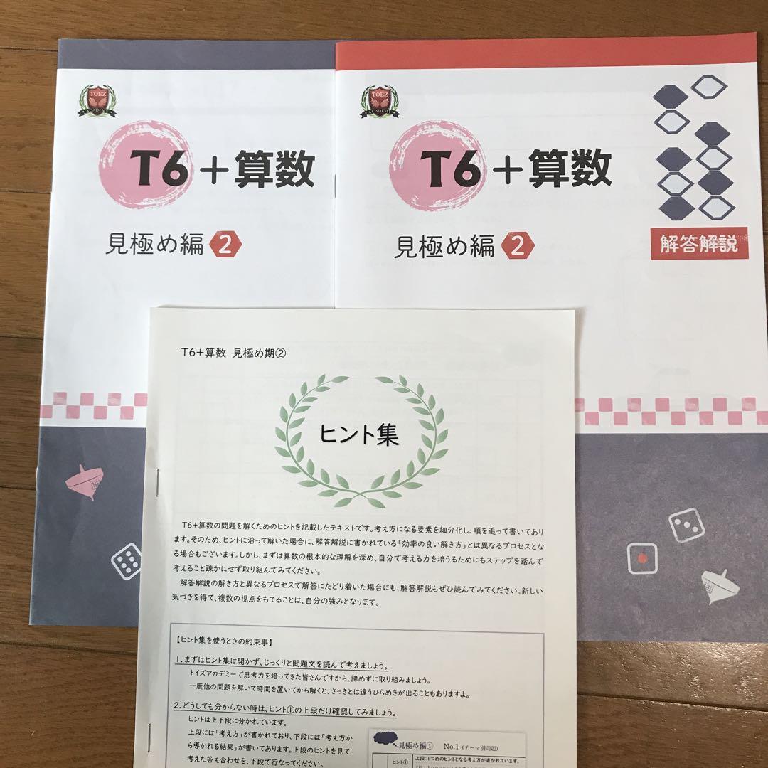 トイズアカデミーT6プラス算数　小学6年生