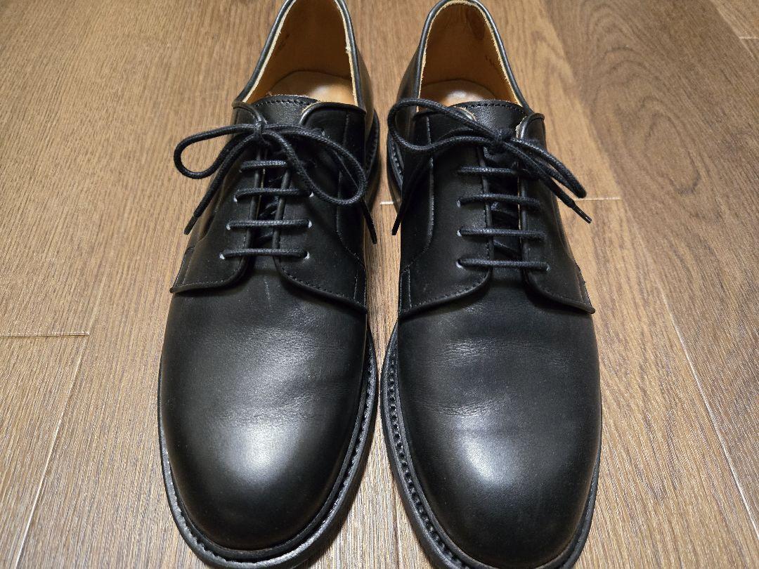 Berwick プレーントゥ 革靴 黒 UK6（25CM相当） Berwick プレーントゥ 革靴 黒 UK6（25CM相当）