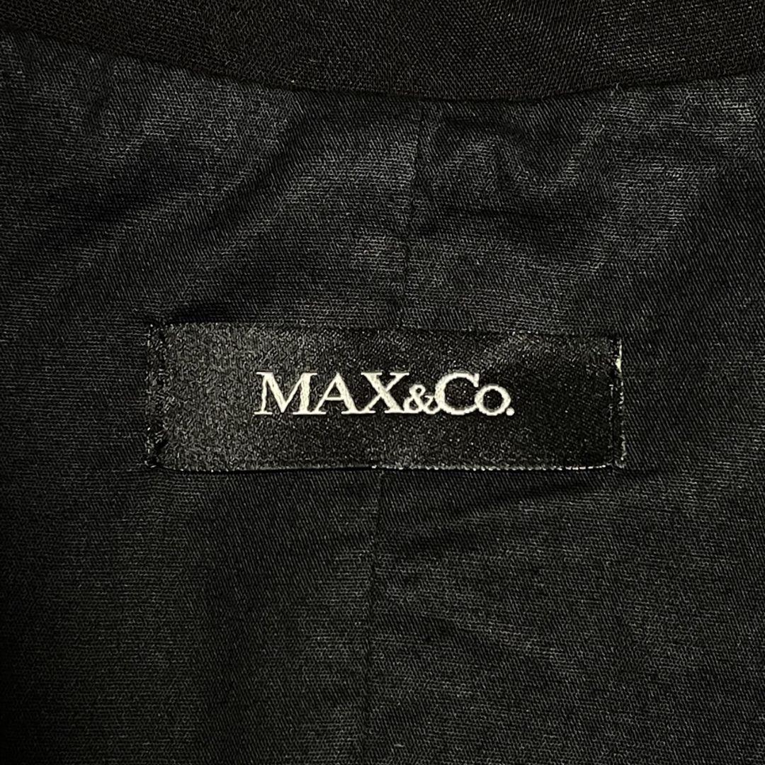 【高級】【40】MAX&Co. 花柄 レース切り替え ジャケット レディース