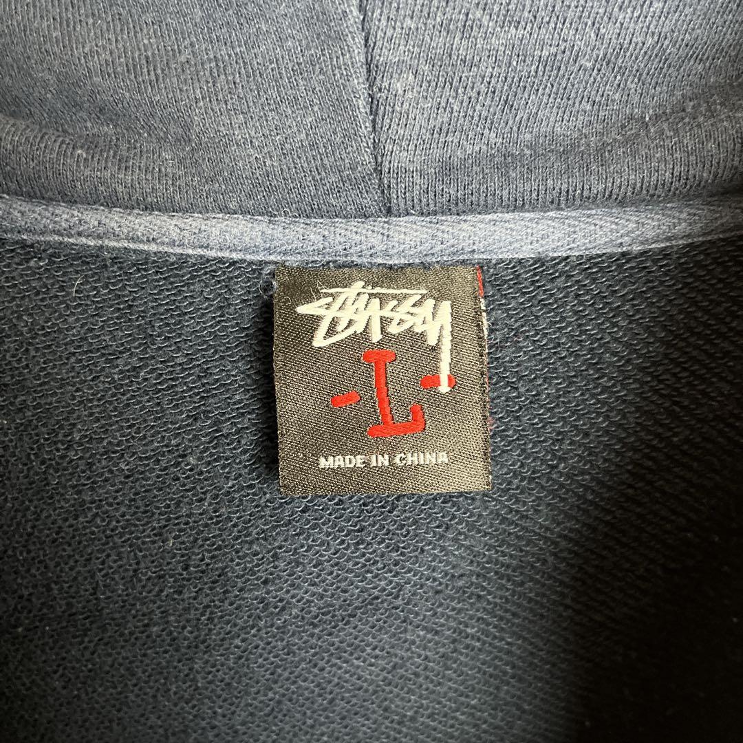 【即完モデル‼︎】STUSSY◎フルジップ ストックロゴ パーカー C955