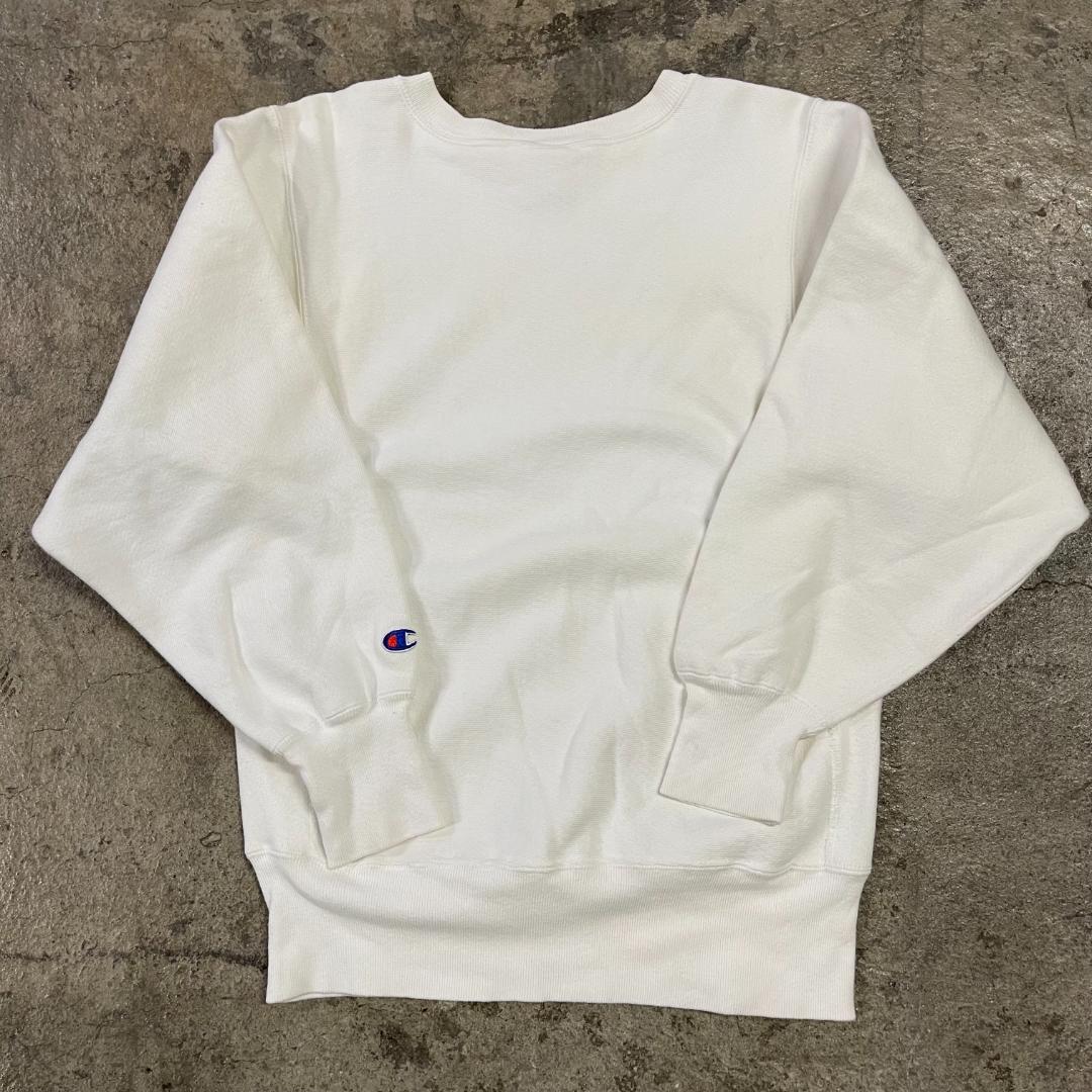 90s Champion REVERSE WEAVE スウェット ホワイト ①