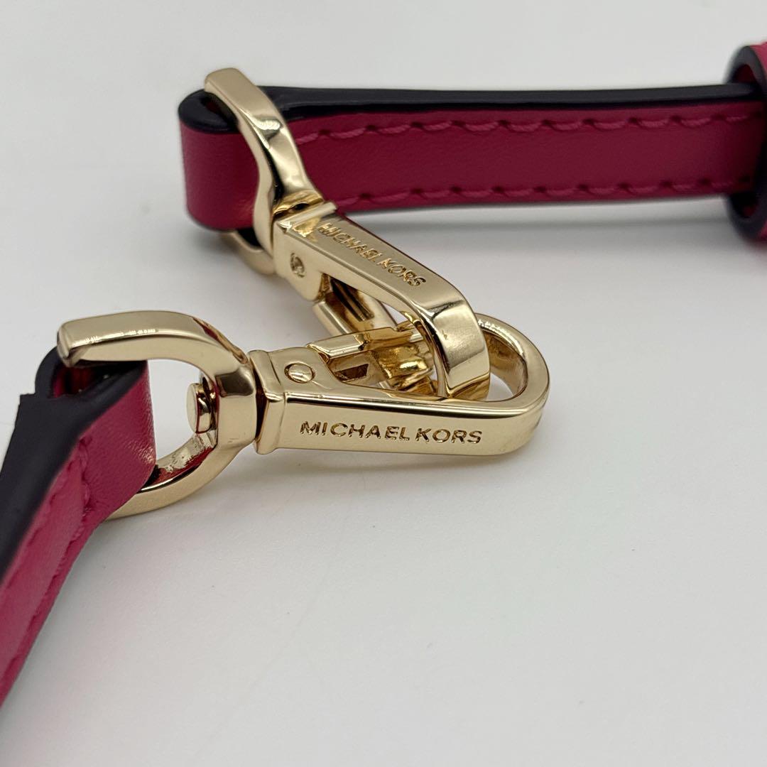 新品未使用 マイケルコース レザー 2WAY ショルダー ハンドバッグ ピンク