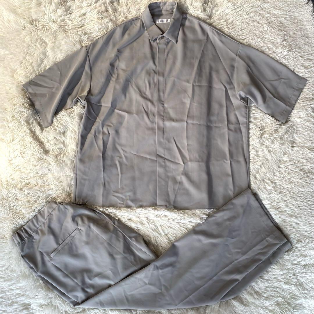 Takeo Kikuchi セットアップ　半袖　グレー