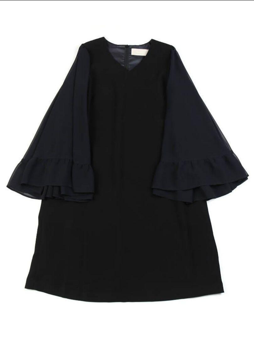 得価SALE ♡美品♡kaene 袖フレア Aライン Vネック Ymh9p-m55390867506 SALE得価