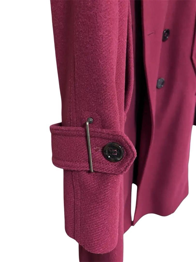 【新品】【おしゃれ】ZARA MAN 赤 ダブルブレスト トレンチコート⭐️