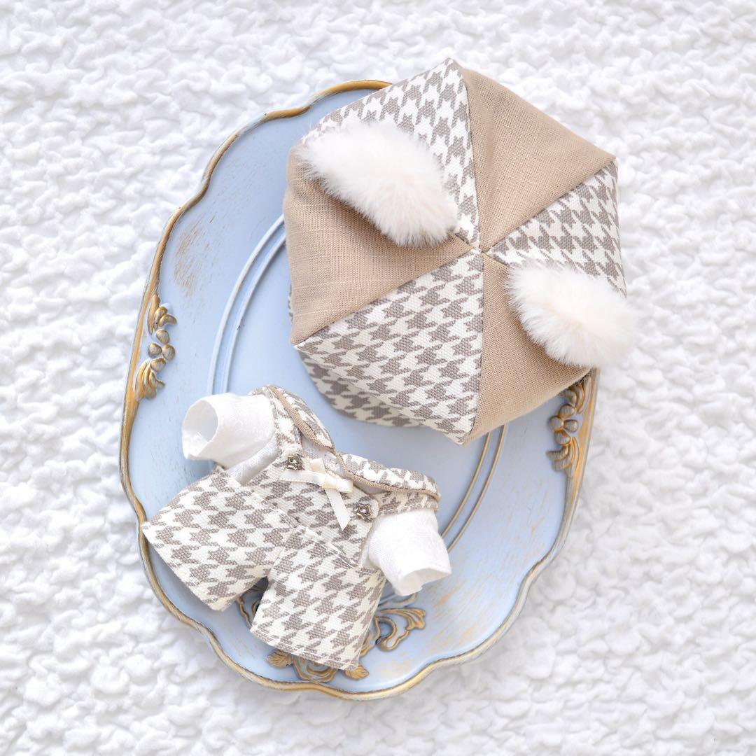 12cm ぬい服 ペアルックねこセット ⑥