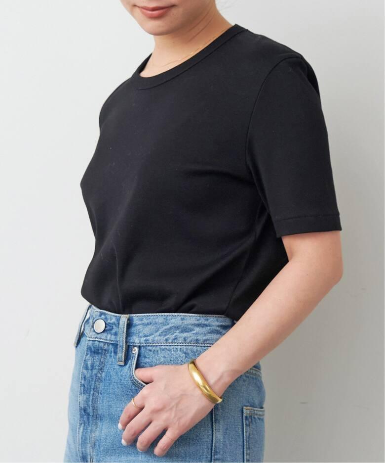 Deuxieme Classe GIZAフライスTシャツ黒A25238