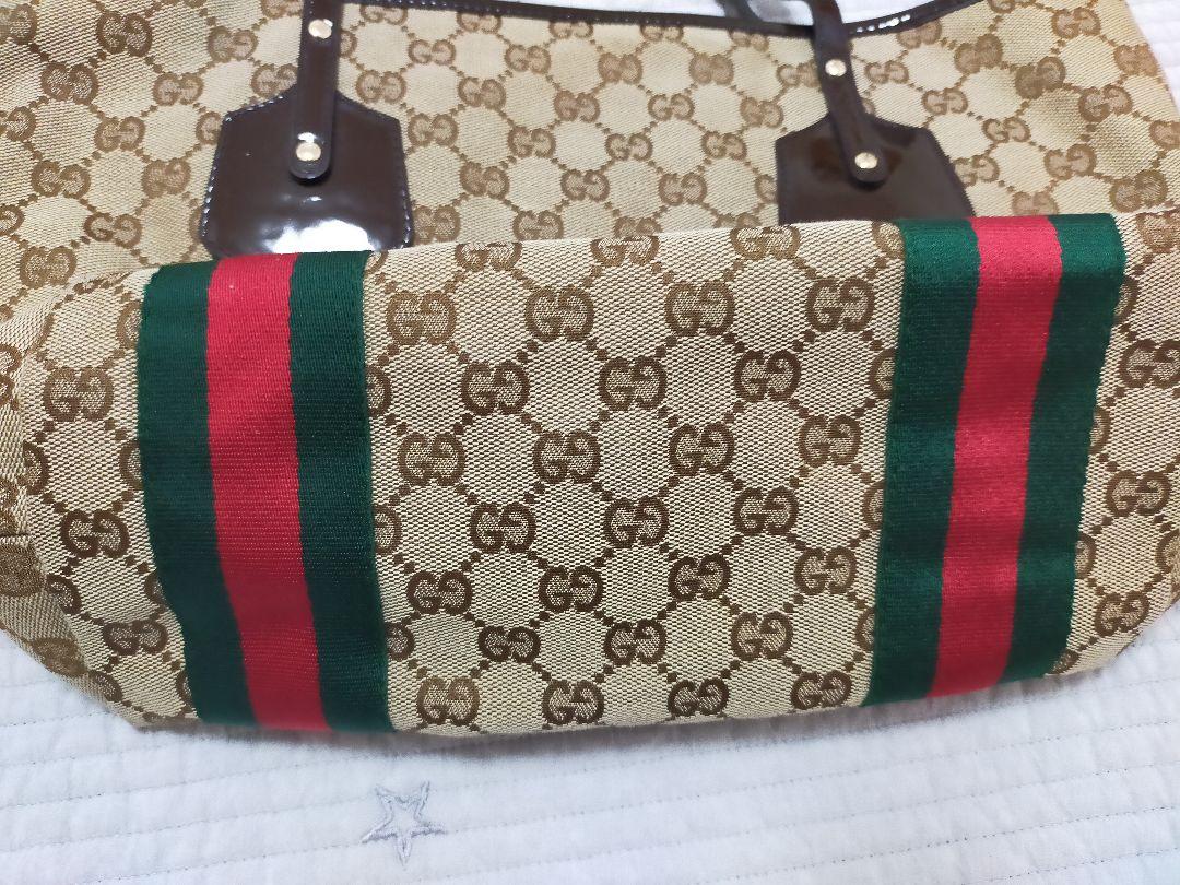 【プロフィー】 美品 GUCCI トートバッグ チャーム付き Zwtjg-m55393556711 たのでけっ