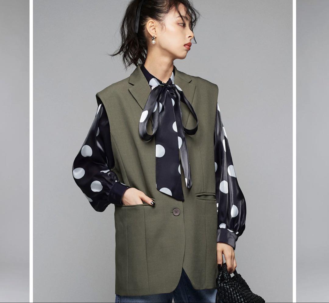 【特別セール品】 Narcissus ナルシス ノースリーブジャケット テ－ラ－ドジレ トップス