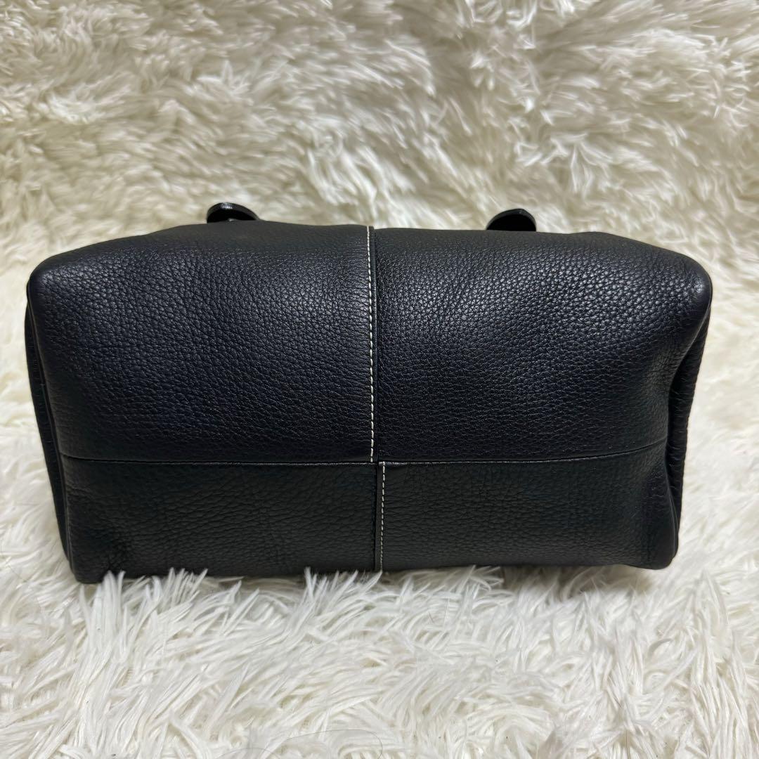 BURBERRY  ハンドバッグ　ミニボストン　内ノバチェック　レザー　金具