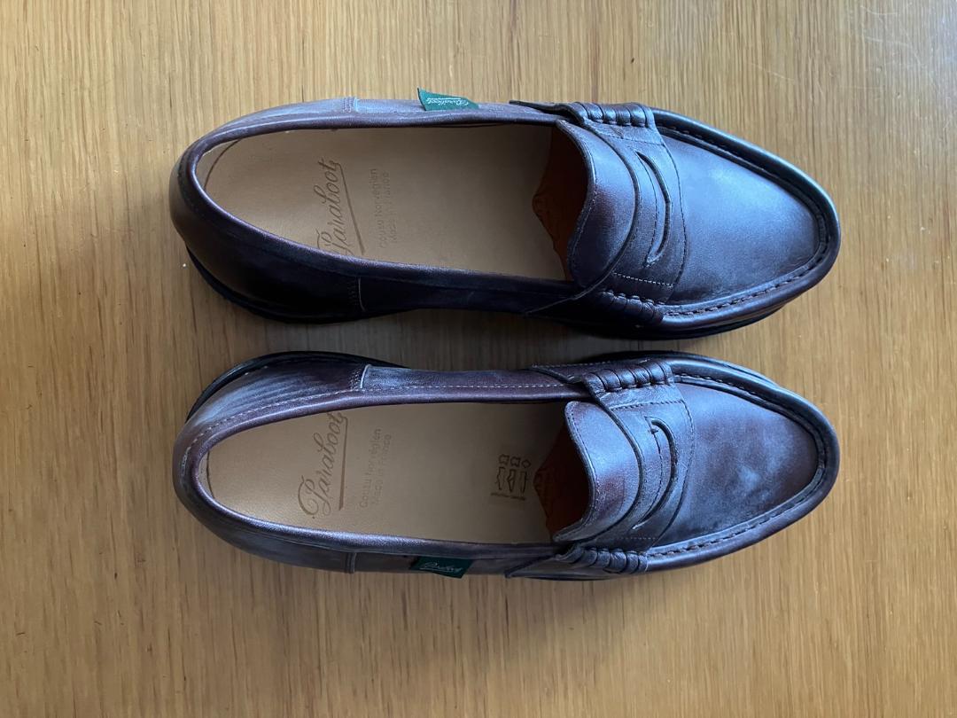 新品・未使用　PARABOOT パラブーツ REIMS ランス　シューツリー付