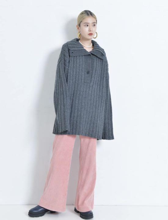 CITY SHOP CORDED VELVETEEN パンツ 36 ピンク