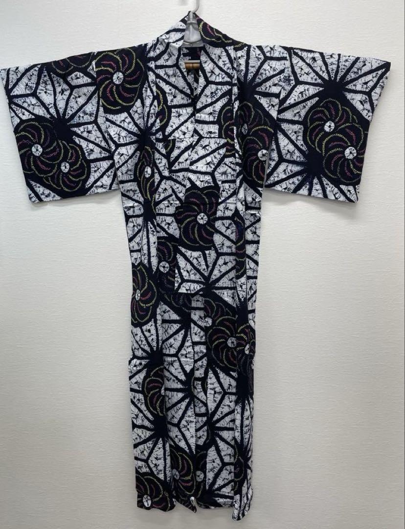 ◼️美品　逸品　夏物　浴衣　有松鳴海絞り　夏　祭り　ゆかた　yukata