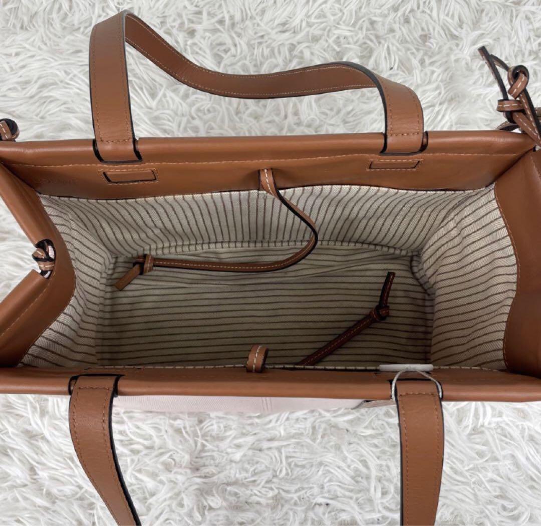 鑑定済み LOEWE ロエベ ハンドバッグ クッショントートバッグ