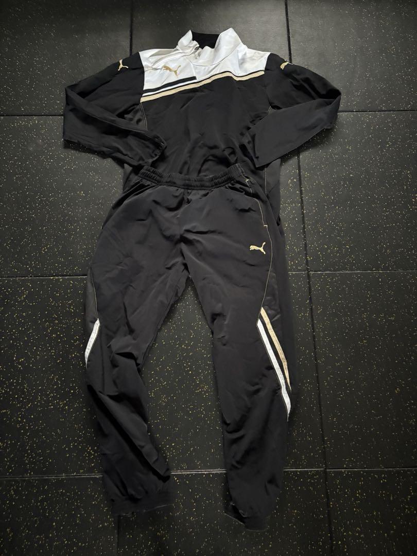 PUMA ストライプデザインジャージ Lサイズ