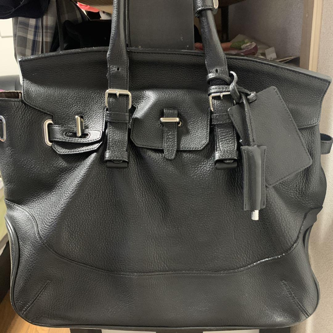 PELLE MORBIDA ペッレモルビダ　フラップボストンバッグ中古