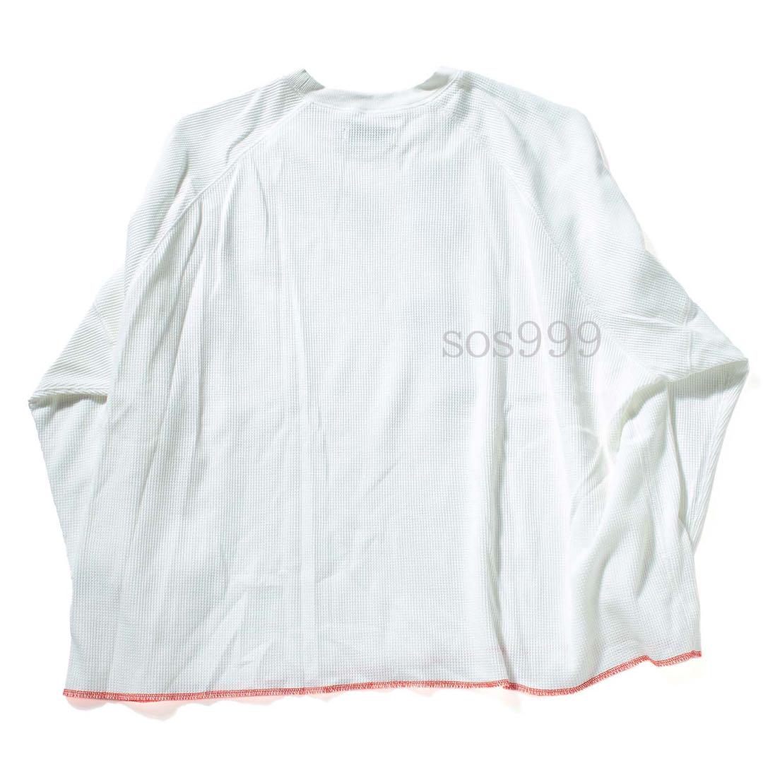 トップス EVISEN CONTACT THERMAL WHITE
