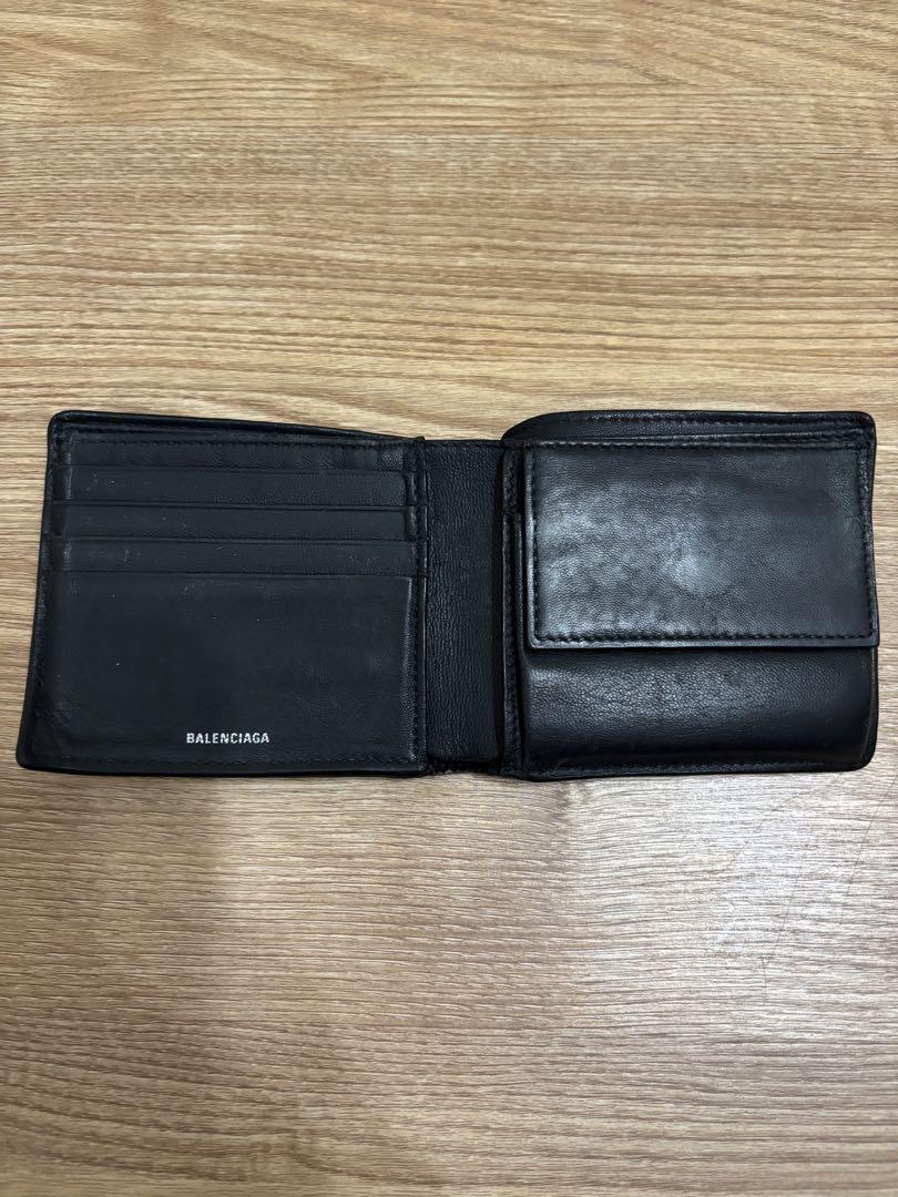 BALENCIAGA 二つ折り財布 ブラック