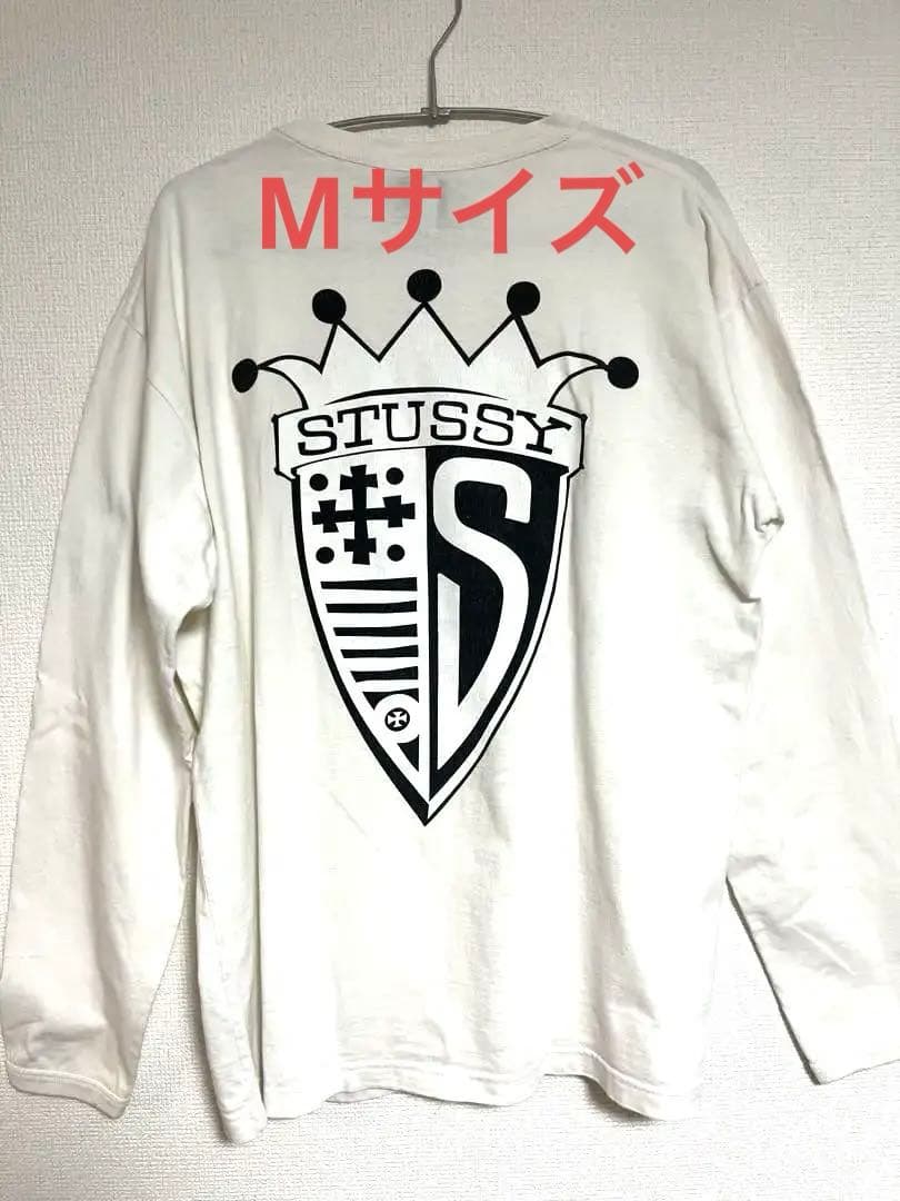 古着　STUSSY ステューシー　ロンT Mサイズ　ヴィンテージ