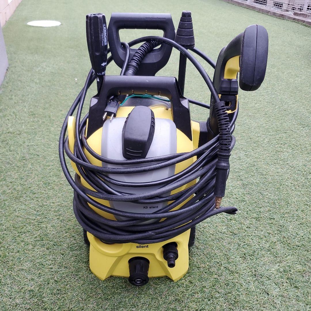 ケルヒャー K3 サイレント　ジャンク品 ジャンク品現状 ケルヒャー 高圧洗浄機 K3 サイレント 60HZ 動作品