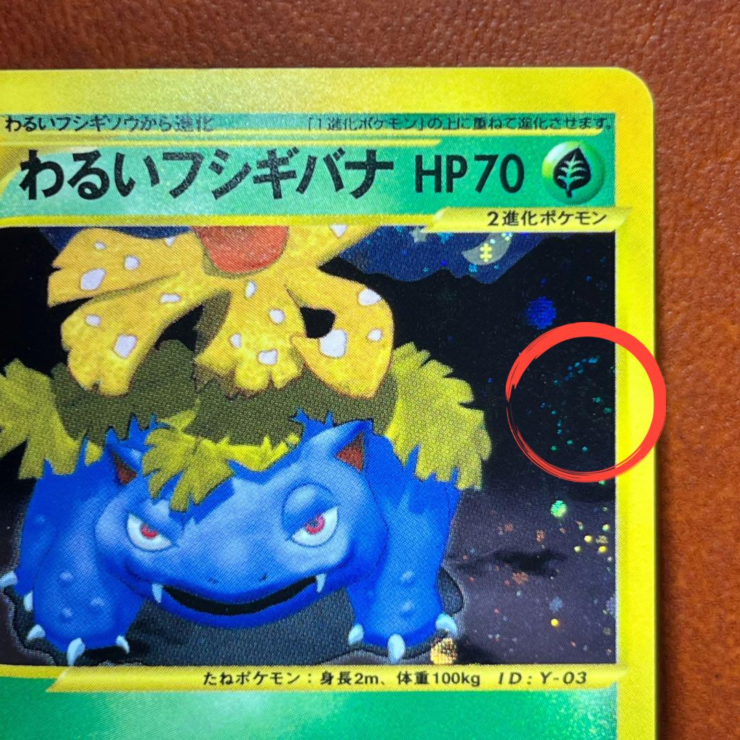 わるいフシギバナ ☆web 初版 渦巻きホロ Dark Venusaur 1ED