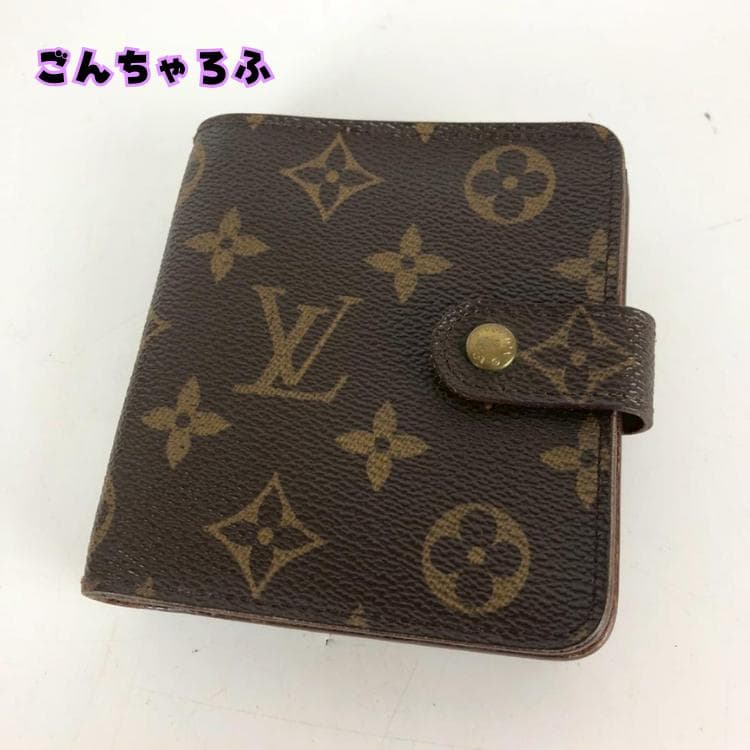 LOUIS VUITTON ルイヴィトン コンパクトジップ モノグラム
