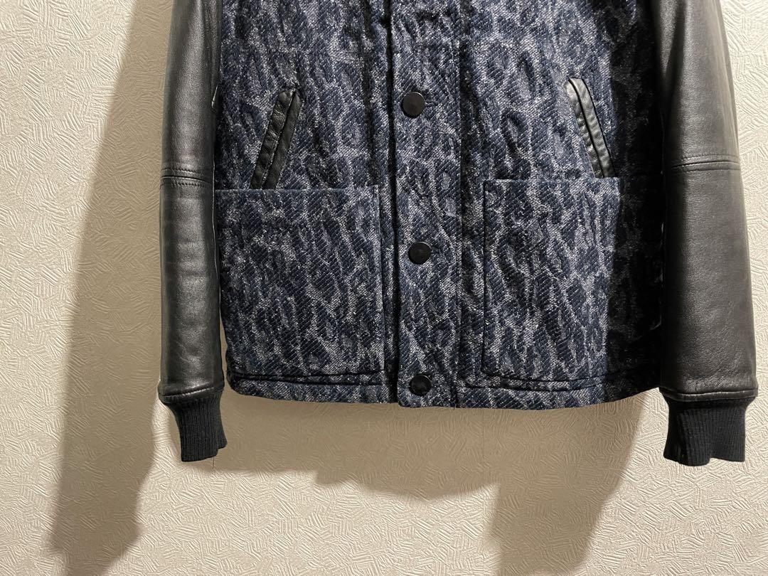 ブランド通販サイトをすべて Paul Smith RED EAR レオパード デニム × レザー スタジャン ジャケット・アウター