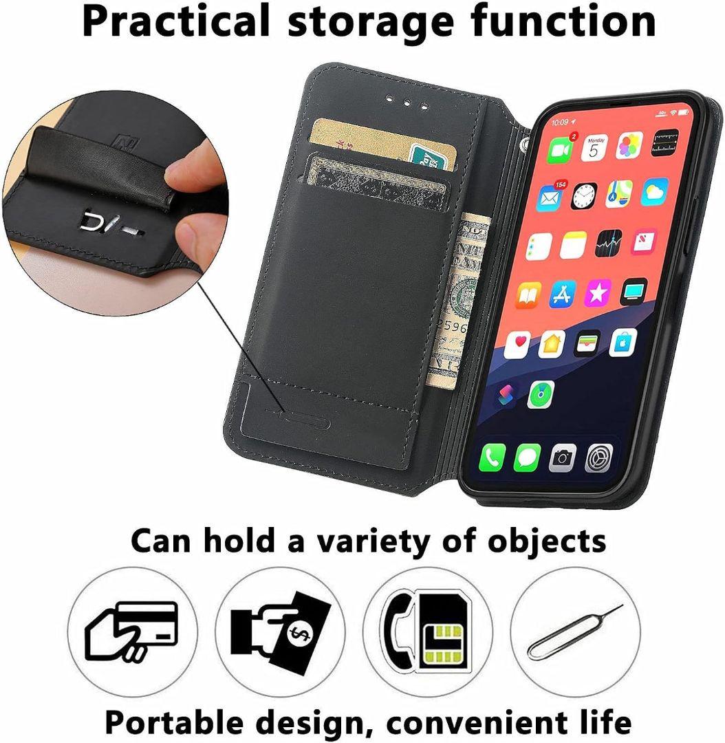 ☆IPhone 13 ケース 全身保護 カードスロットポケット