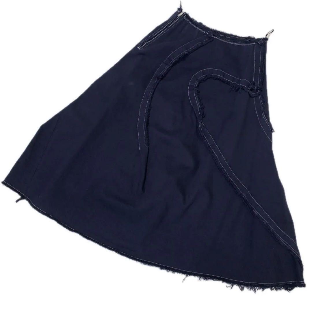 COMME des GARCONS 製品染め　綿　ロングスカート S