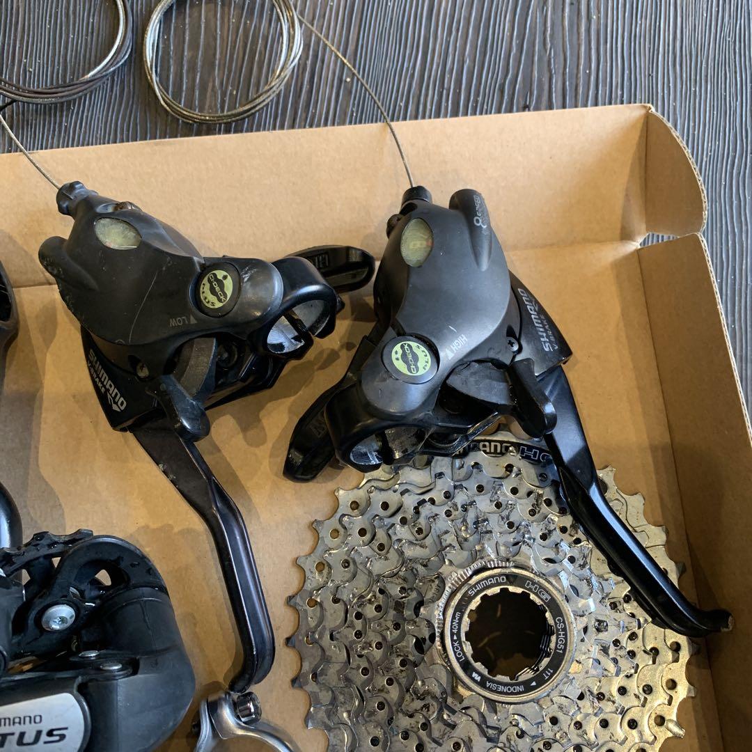 SHIMANO ALTUS コンポセット 3×8速｜Yahoo!フリマ（旧PayPayフリマ）