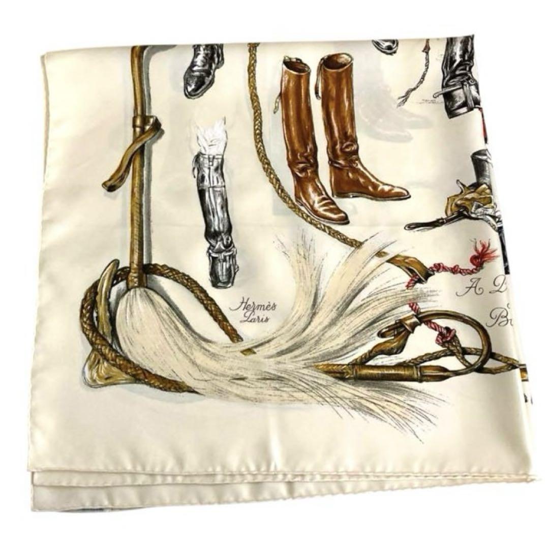 HERMES エルメス カレ90 スカーフ Propos de Bottes