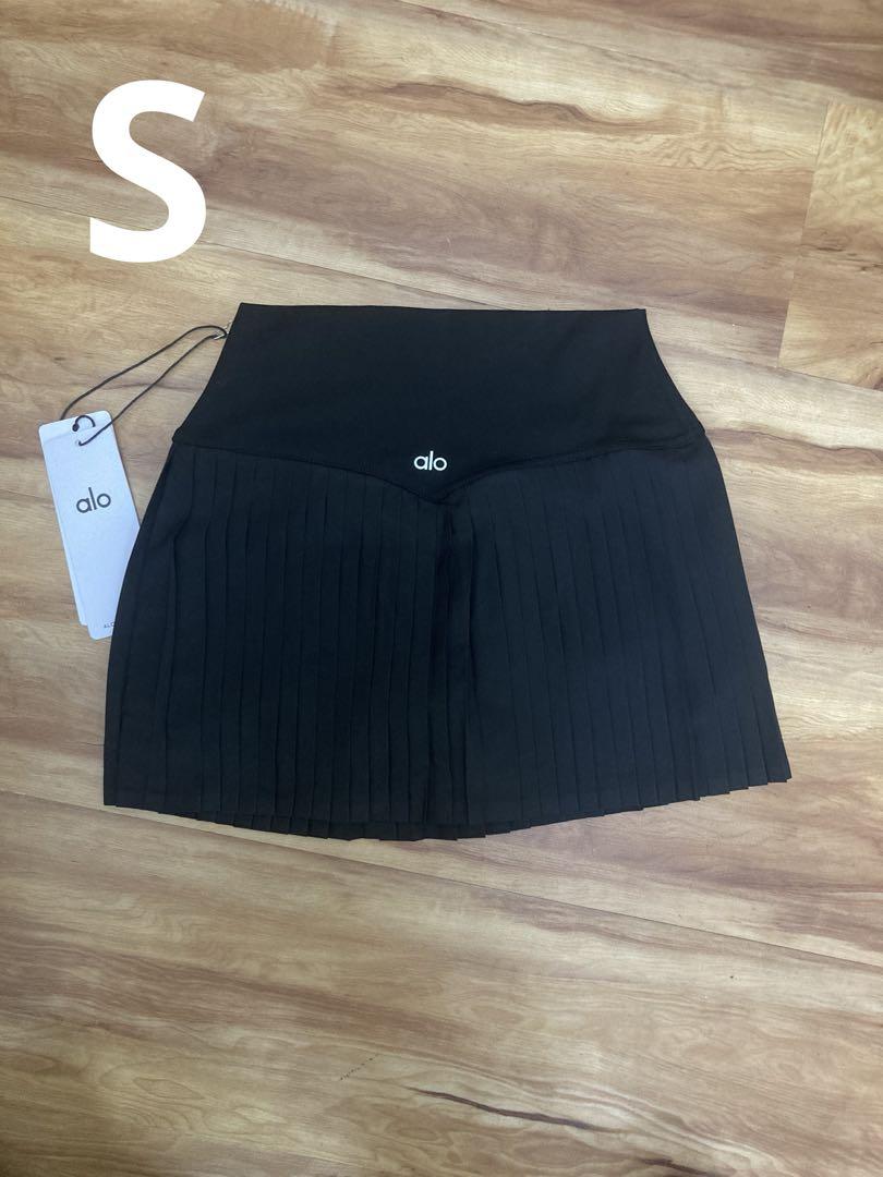 Alo Yoga レディース black ヨガ フィットネス用 ミニスカート S