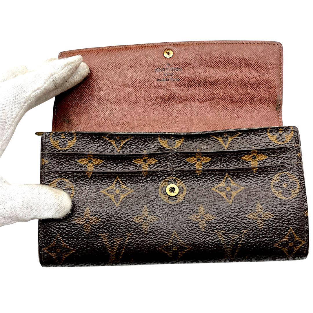 【微美品】LOUIS VUITTON ルイヴィトン　長財布　折財布　モノグラム
