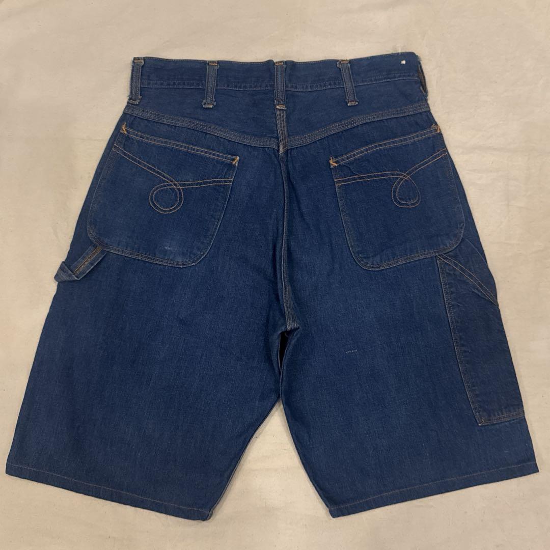 60s VINTAGE デニムペインター SHORTS 濃いめ 31相当 - メルカリ