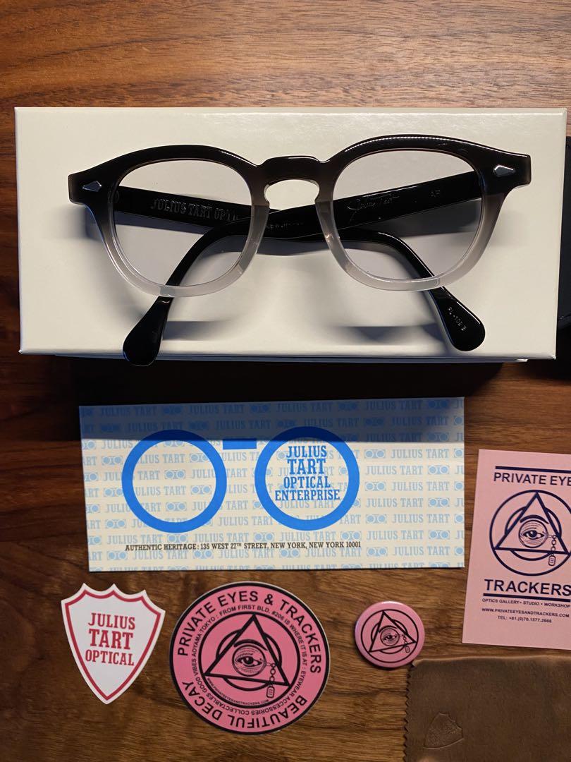 小物 JULIUS TART OPTICAL AR BLACK FADE 46-24