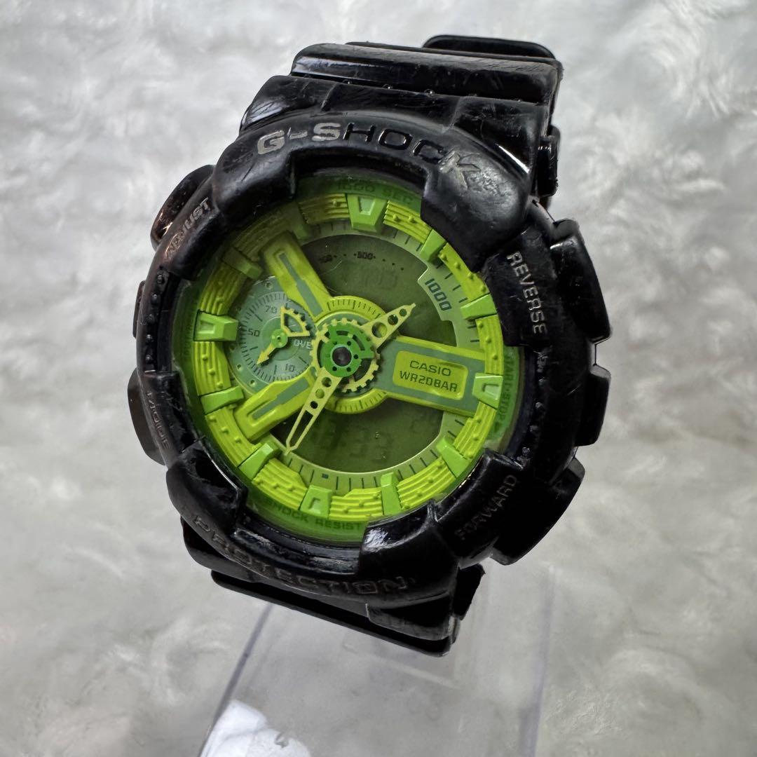 CASIO GA110B G-SHOCK グリーン アナデジ - メルカリ