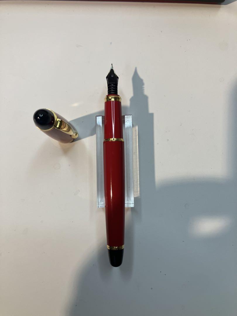 PILOT パイロット 万年筆 カスタム98 Custom98 F-nib 赤 - メルカリ