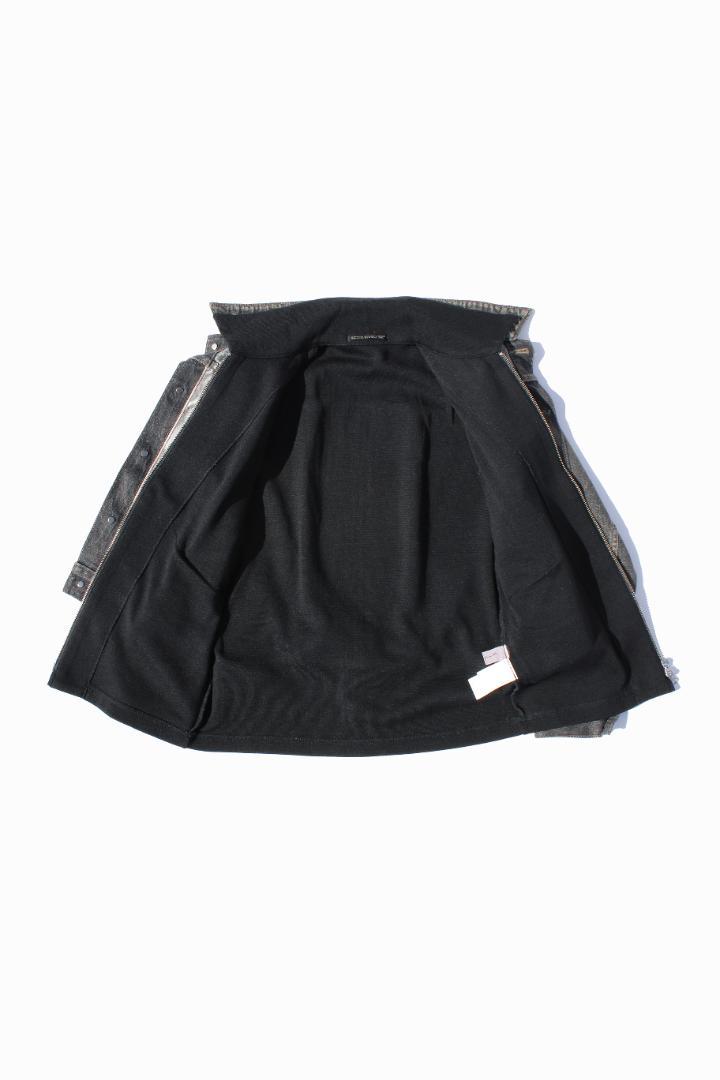 Yohji Yamamoto FEMME デニムジャケット 黒1 ヨウジヤマモト