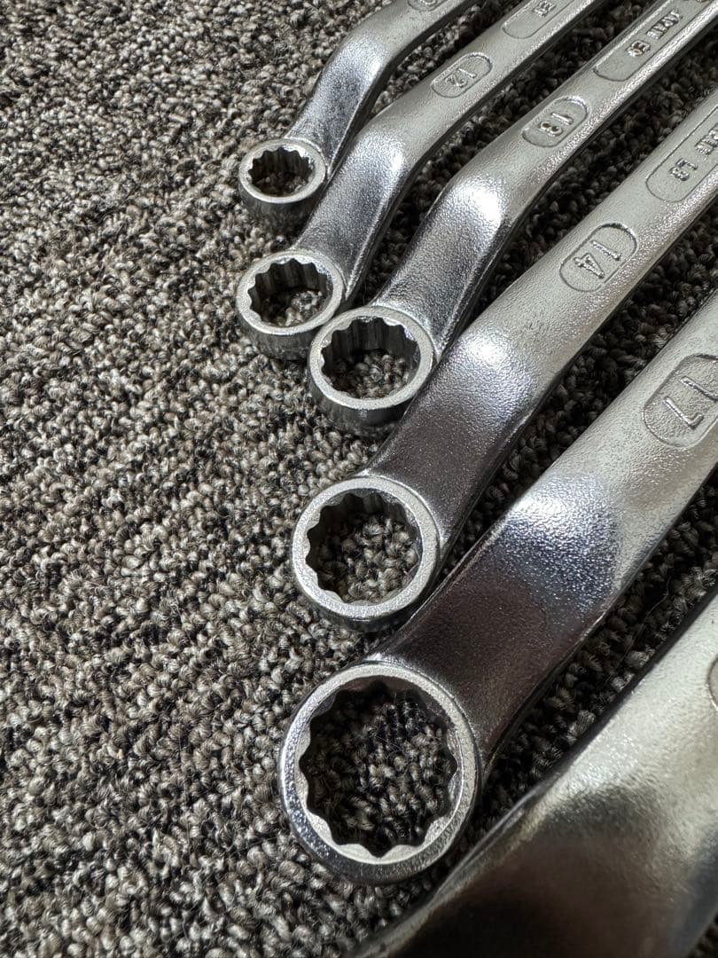 メガネレンチ 8本セット目立った傷や汚れなし