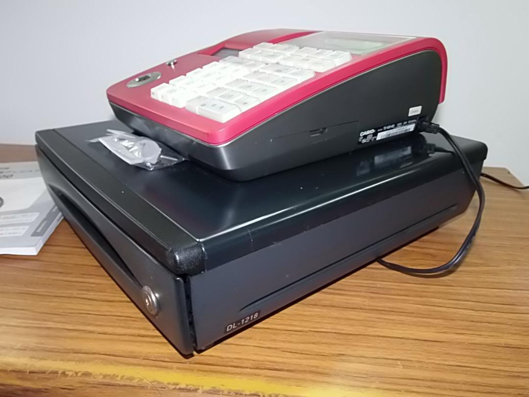 わかいい赤63設定無料10部門カシオTE-400インボイスレジスターSDカード
