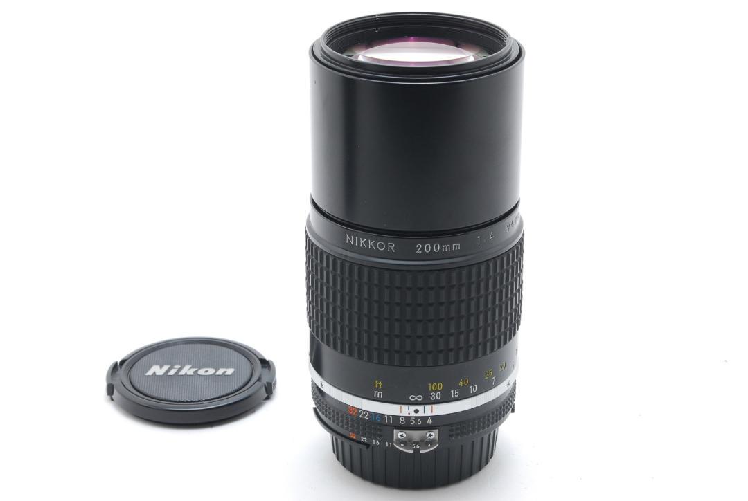 HOT人気セール Nikon NIKKOR 200mm f4 AI-S 単焦点 レンズ A335 lw1MK-m55436097252 人気最新作