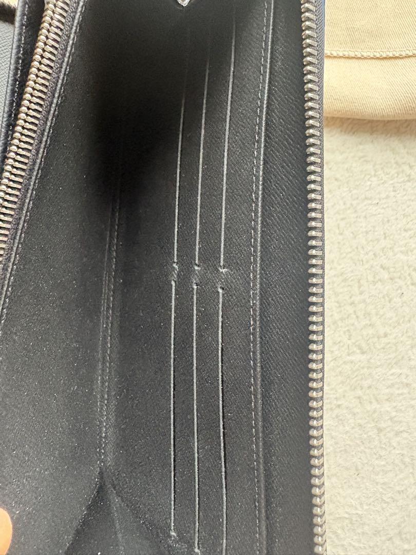 Louis Vuitton ダミエ刺繍長財布